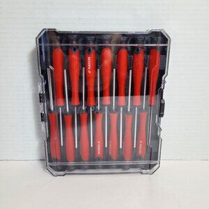 Parkside Precision Screwdriver Slotted & Cross-Head Set Non Slip Handle